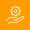 hand gear icon hand gear icon